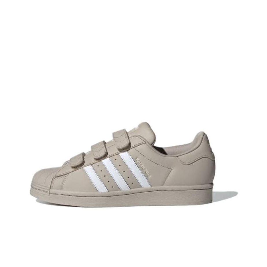 Adidas Shoes Superstar - Adidas Originals SUPERSTAR CF รองเท้าสเก็ตบอร์ดทรงเตี้ย ทนต่อการสึกหรอ