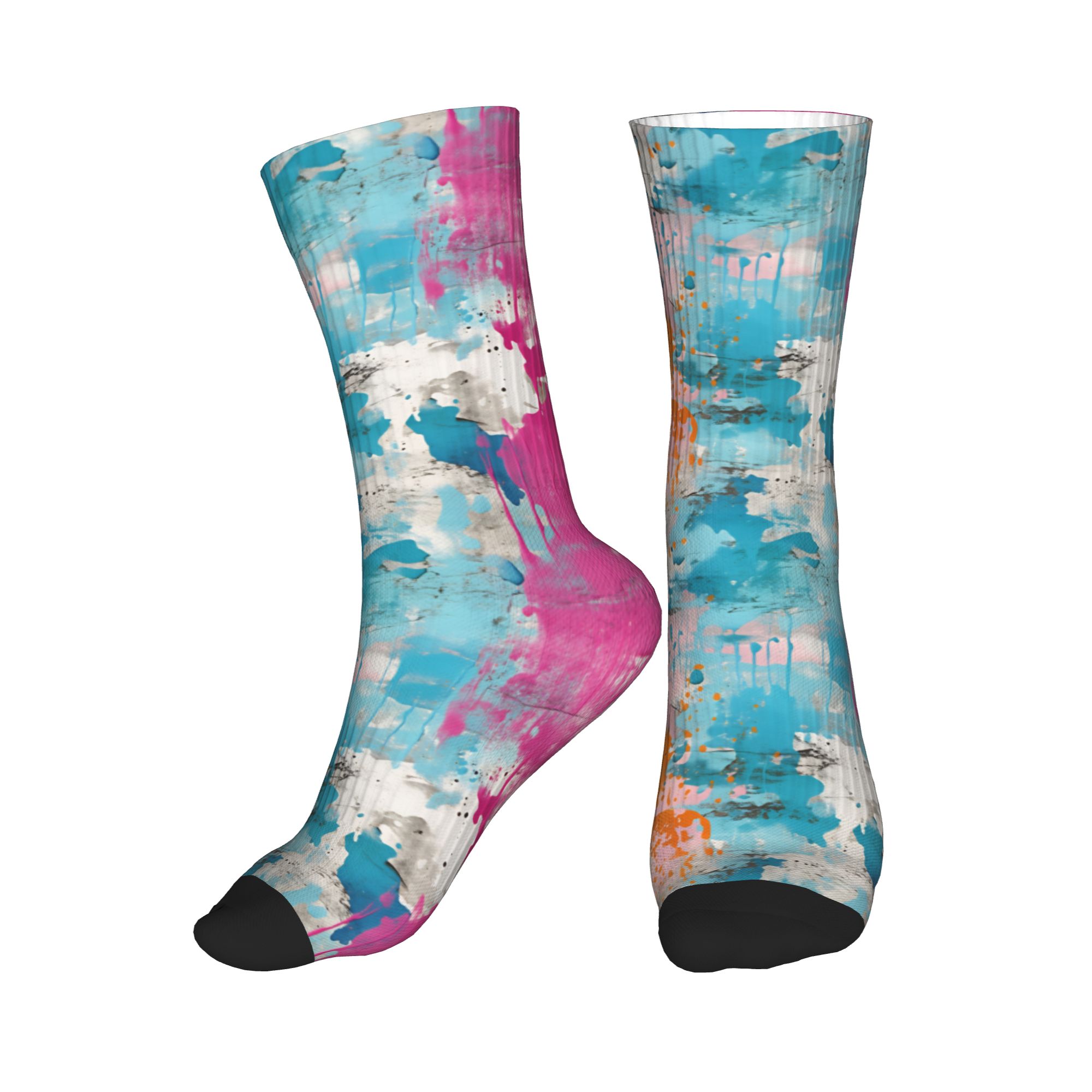 Dress Sock Men - ถุงเท้าลายกรันจ์สไตล์วินเทจสำหรับผู้ชายและผู้หญิง ถุงเท้าแฟชั่นแบบอุ่นสบาย