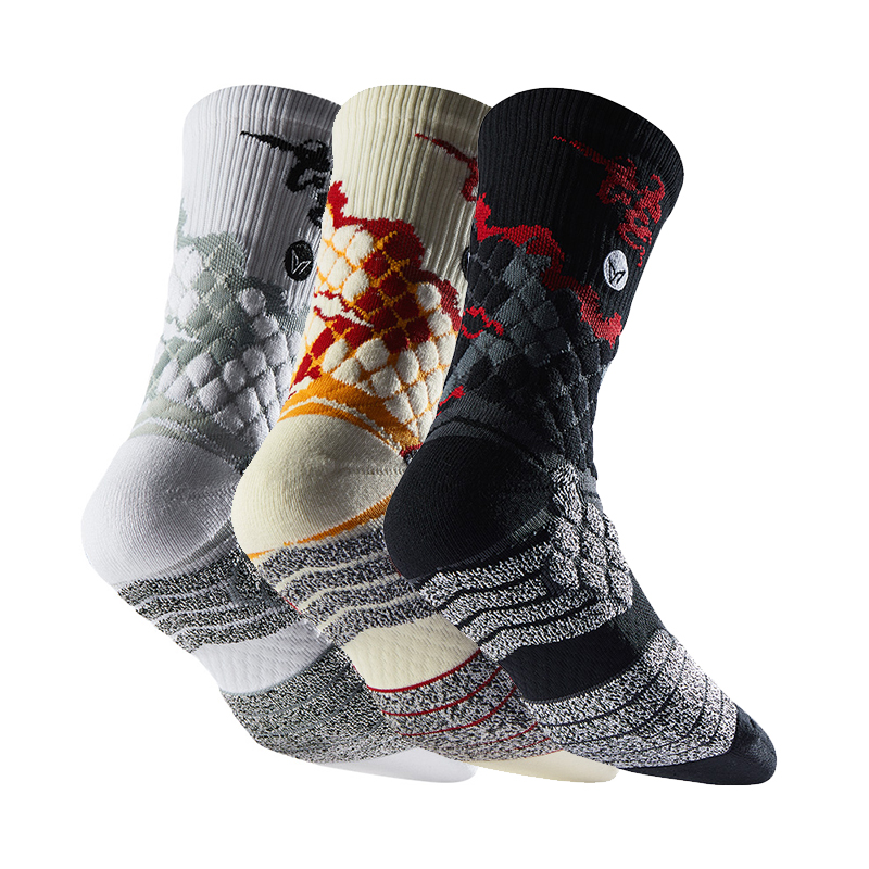 Athletic Sock Cushion - ถุงเท้ากีฬามืออาชีพพร้อมข้อเท้ากันกระแทกระบายอากาศและดูดซับแรงกระแทกสําหรับวิ่งยิม