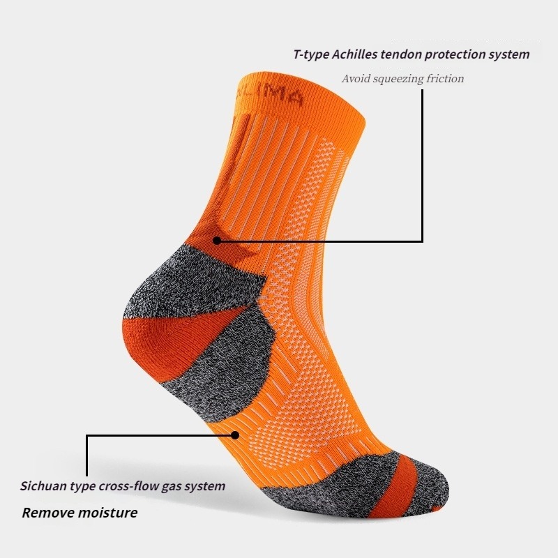 ถุงเท้ากีฬา ถุงเท้าวิ่งมาราธอน - Athletic Sock Cushion บทวิจารณ์และราคา