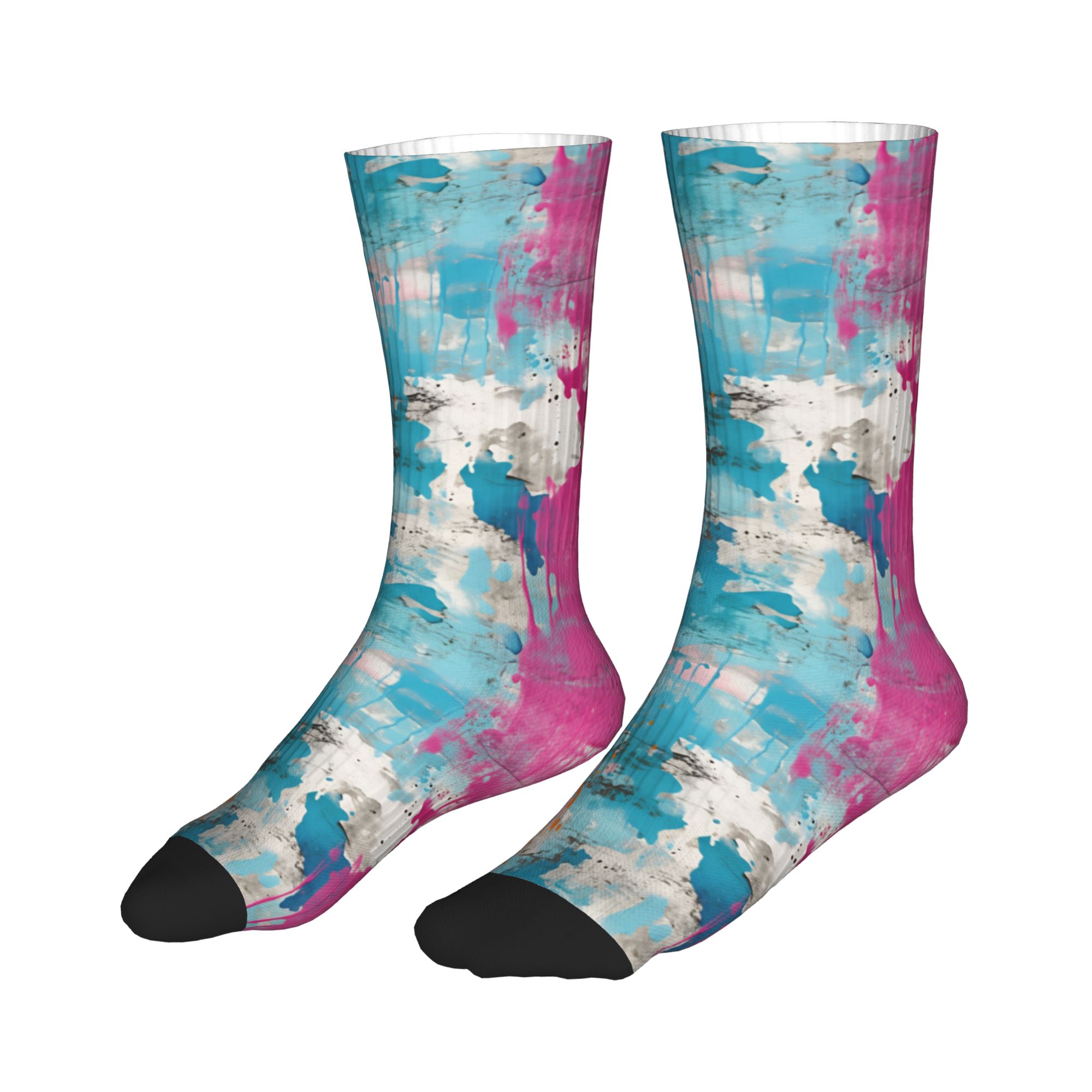 ถุงเท้าลายกรันจ์สไตล์วินเทจสำห - Dress Sock Men บทวิจารณ์และราคา