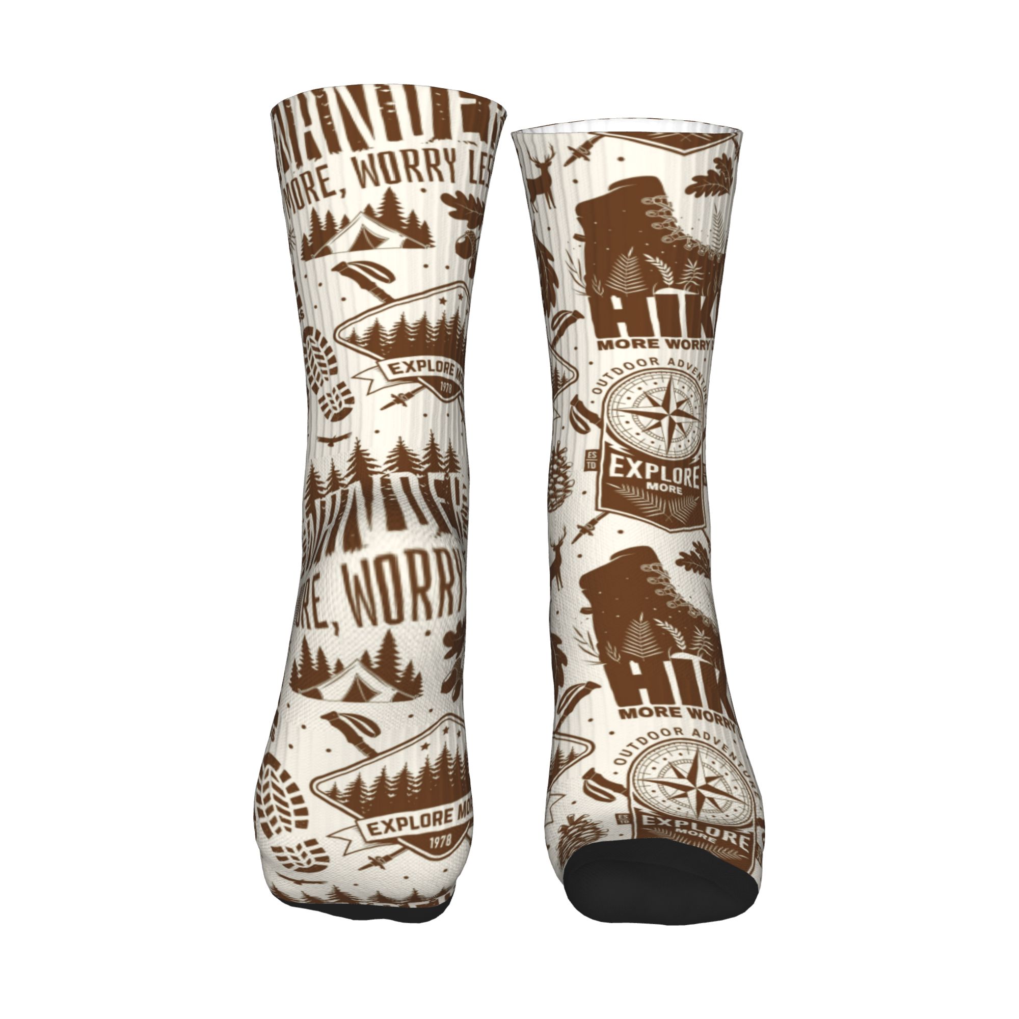 ถุงเท้าเดรสพิมพ์ลายไร้รอยต่อสำ - Dress Sock Men บทวิจารณ์และราคา