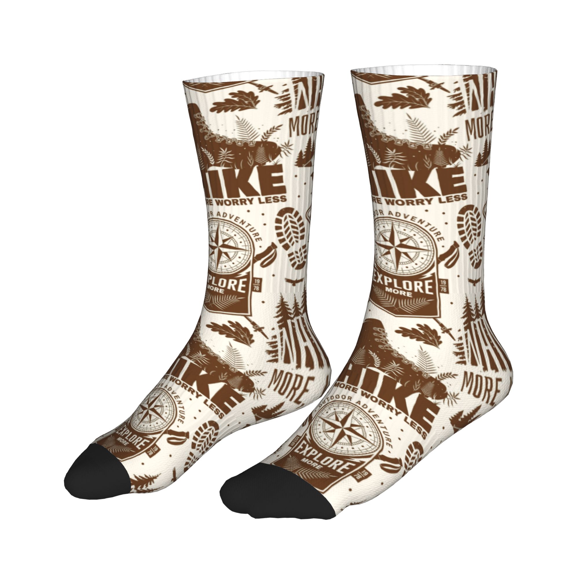 ถุงเท้าเดรสพิมพ์ลายไร้รอยต่อสำ - Dress Sock Men บทวิจารณ์และราคา