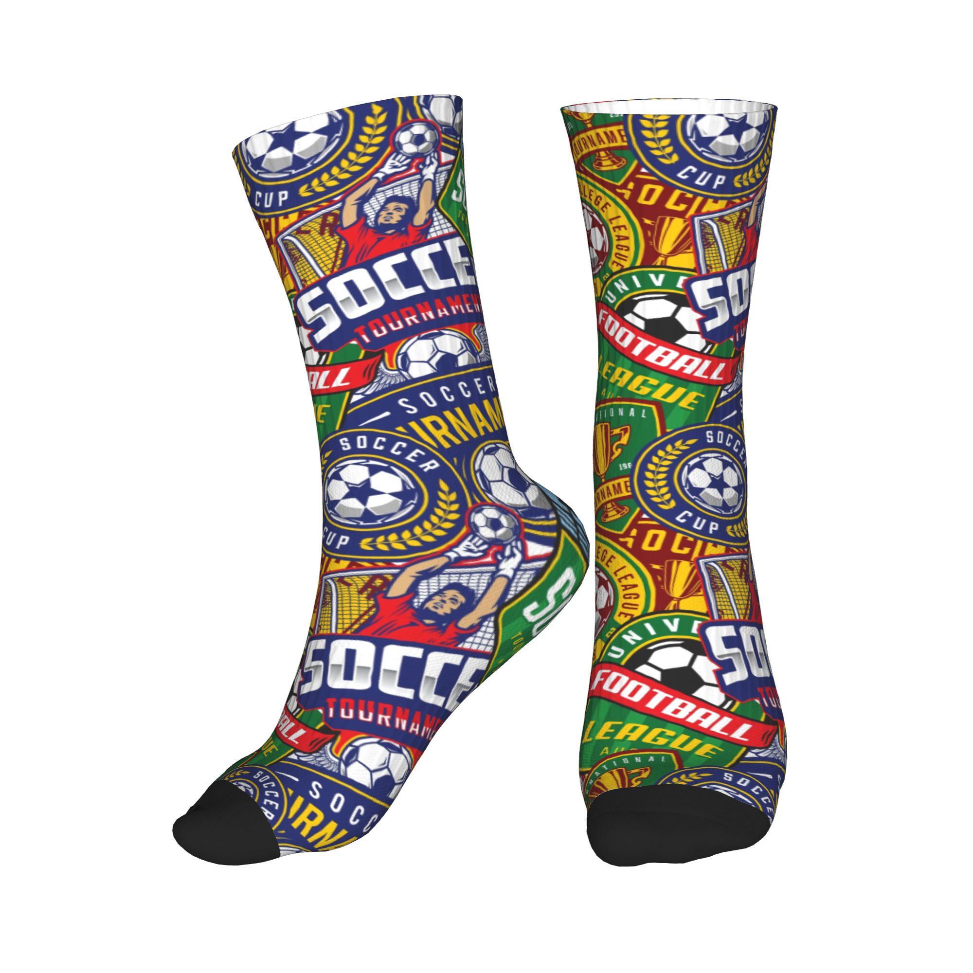 ถุงเท้าลายฟุตบอลย้อนยุคสีเขียว - Dress Sock Men บทวิจารณ์และราคา