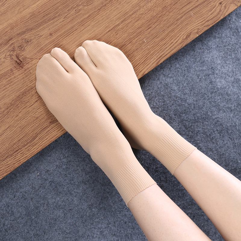 แยก Toe ถุงเท้าฤดูร้อนบางสี Br - Toe Sock Split บทวิจารณ์และราคา