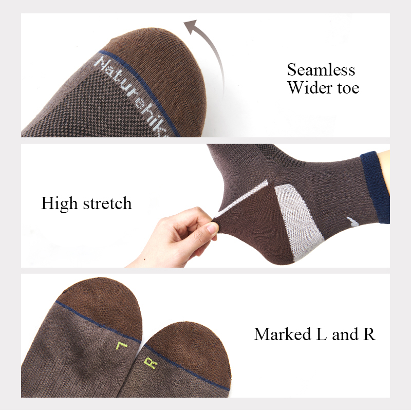 Naturehike ถุงเท้าผู้ชายกีฬา Q - Wool Hiking Sock บทวิจารณ์และราคา