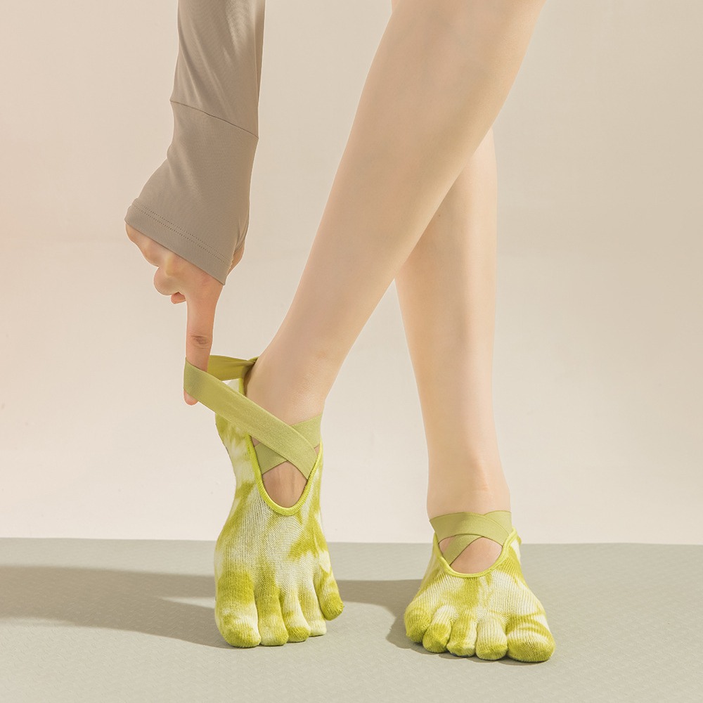 ถุงเท้าโยคะแบบมีสายรัดห้านิ้วส - Toe Sock Split บทวิจารณ์และราคา